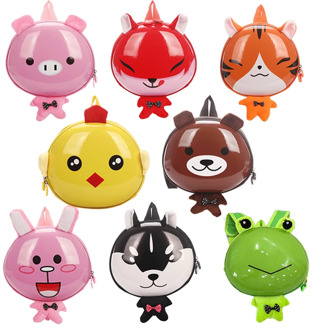 PC 3D Children Backpack Kindergarten SchoolBag Cartoon Mini Animal Kids Backpacks for Girl Boys Cute Toddler Baby School Bags