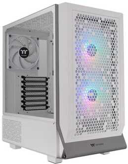 PC-behuizing - THERMALTAKE - CERES 300 TG ARGB - Medium tower - E-ATX-formaat - Zonder voeding - Wit