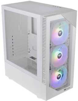 PC-behuizing - THERMALTAKE - View 200 TG ARGB Snow (wit) - Medium toren - ATX-formaat