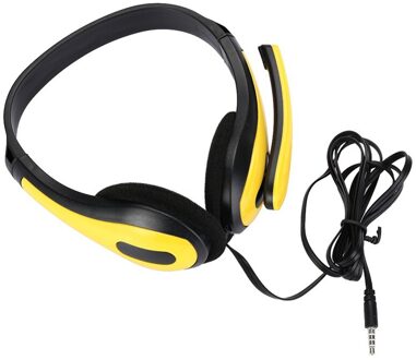 Pc Computer BG1 3-Kleur Gaming Stereo Headset Met Microfoon, Bass Headset, Heldere Geluidskwaliteit, headset Met Microfoon geel
