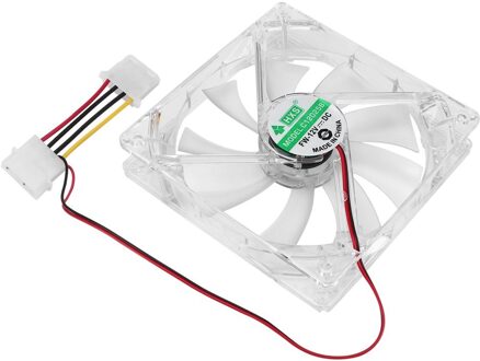 Pc Computer Fan Quad 4 Led Licht 120Mm Pc Computer Case Cooling Fan Mod Rustig Molex Connector Geïnstalleerd fan 12V kleur licht