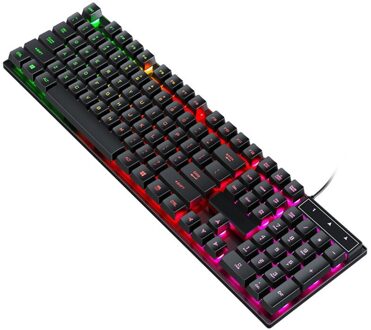 Pc Gamer 104 Sleutel Thee Groen Zwart Rood Schakelaar Ergonomische Lineaire Alternate Action As Backlit Usb Wired Gaming Mechanische