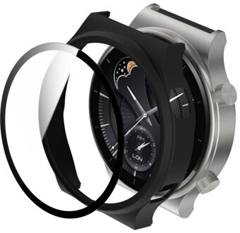 Pc Horloge Case Voor Huawei Horloge Gt 2 Pro Klassieke Beschermhoes Full Screen Protector Shell Voor Huawei GT2 Pro gevallen Edge Frame zwart