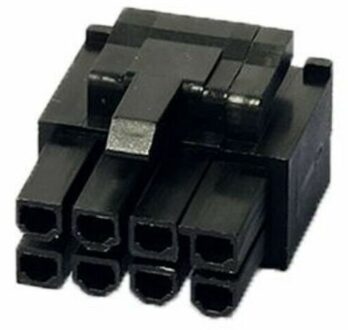 PC PCI-E 8pin(6+2pin) Power Connector"˜s Male Shell - small