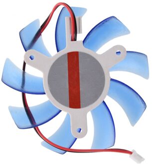 Pc Vga Display Video Card Heatsink Cooler Cooling Fan Blauw