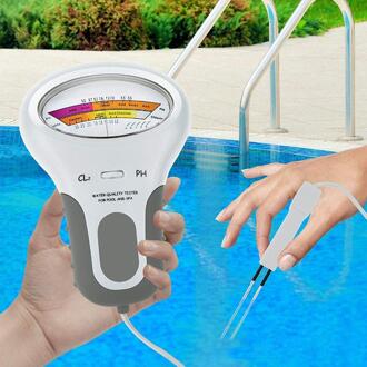 PC101 Ph Meter Draagbare Meet Water Ph CL2 Chloor Tester Level Meter Ph Tester Voor Zwembad Spa Aquarium