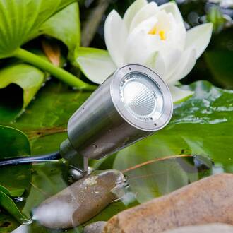 PC6806 LED tuinspot, 12V, 5.000K, 2er-set roestvrij staal