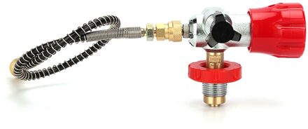 PCP Duiken Klep CO2 Verbeterde Vullen Station voor Koolstofvezel Cilinder Air Inflatie Kleine HPA Tank Refill Adapter