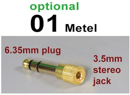 PCTONIC 6.35 naar 3.5mm stereo 3-lijnen audio connector 3.5mm naar 6.5mm plug jack converter adapter audio voor elektrische piano AUX 01 Metal converter