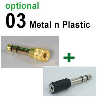 PCTONIC 6.35 naar 3.5mm stereo 3-lijnen audio connector 3.5mm naar 6.5mm plug jack converter adapter audio voor elektrische piano AUX 03 Metal en plastic