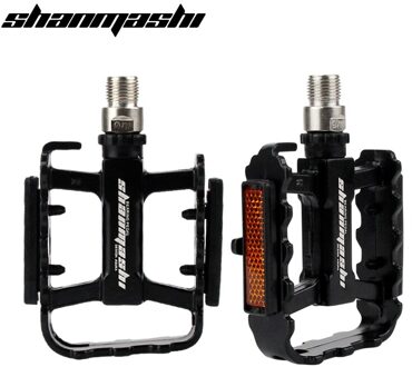 Pcycling Fiets Pedaal Ultralichte Grote Antislip Pedaal Met Reflecterende Film Aluminiumlegering Lager Racefiets Mtb fietsen Pedalen