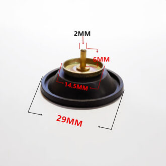 PD24J carburateur GY6-125CC ~ 150CC kleine diafragma afsluiter (Dunne as) is geschikt voor viertakt scooters