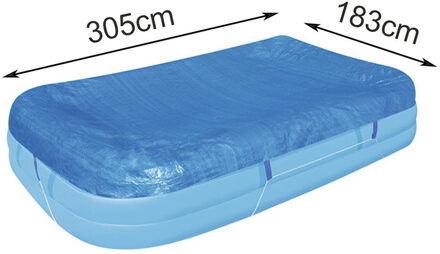 Pe Nuttig Geïsoleerde Zwembad Cover Waterdichte Regendicht Stofkap Dekzeil Geschikt Voor Zwembad Grootte: 305X183Cm L * 5