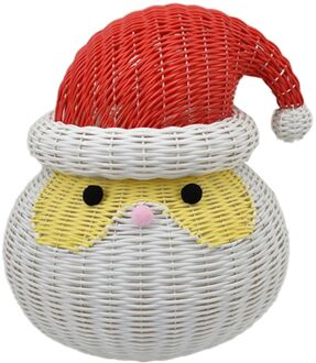 Pe Wicker Kerstman - Multi - 50cm