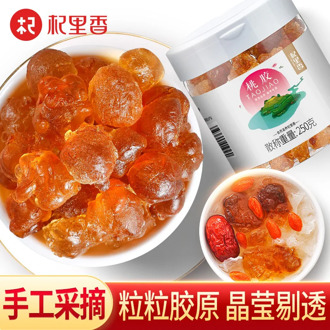 Peach Glue 250G Bottle Guizhou Specialty Old Tree Peach Glue Natural Peach Blossom Tear Peach Fat