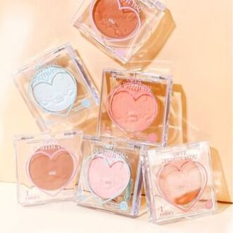Peach Heart Monochrome Cheek Blusher - 1-3 #02 - 1.5g