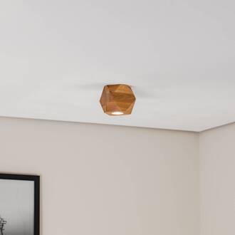 Peach Puff plafondlamp polyeder 1-lamp licht hout