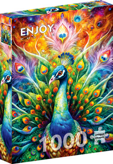 Peacock Majesty Puzzel (1000 stukjes)