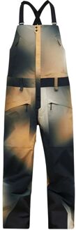 Peak Performance Edge 3L AOP Bib Ski/Snowboardbroek Heren L Zwart dessin