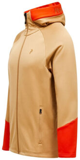 Peak Performance Fleece vest heren Oranje - L