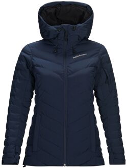 Peak Performance Frost Ski Jacket Women - Ski-jas met Donsvulling Blauw - XS