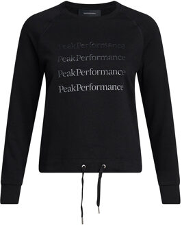 Peak Performance Ground Crew Women - Zwarte Sweater Dames - XS