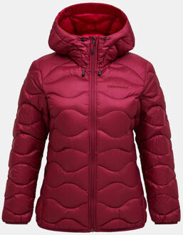 Peak Performance Helium Down Hood Donsjas Dames Rood - L