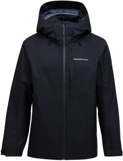 Peak Performance M Maroon Insulated Ski Jas Heren XL Zwart