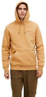Peak Performance M original small logo hood sierra sand - maat M Bruin