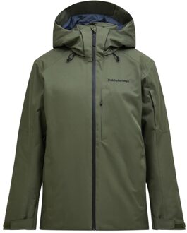 Peak Performance Maroon Insulated Ski Jas Heren XL Donkergroen