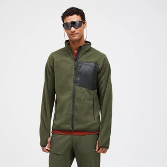 Peak Performance Pile Zip Fleece Vest Heren S Donkergroen