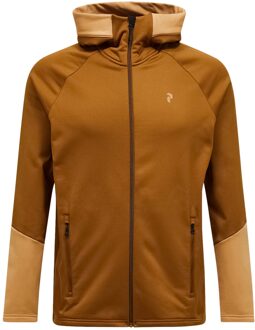 Peak Performance Rider Essentials Zip Hood Fleecevest Bruin - L