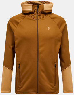 Peak Performance Rider Essentials Zip Hood Fleecevest Bruin - M