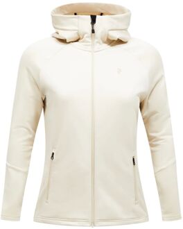 Peak Performance Rider Essentials Zip Hood Fleecevest Dames Bruin - L