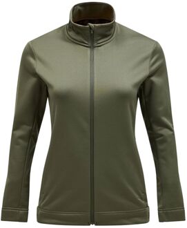 Peak Performance Rider Tech Zip Fleece Vest Dames L/40 Donkergroen