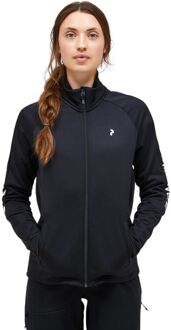 Peak Performance Rider Zip Fleece Vest Dames S/36 Zwart