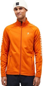 Peak Performance Rider Zip Fleece Vest Heren XL Bruin