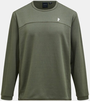 Peak Performance Trail Polartec Crew Fleecetrui Groen - XL