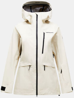 Peak Performance Vertec 3L Jacket Ski-Jas Dames Bruin - L