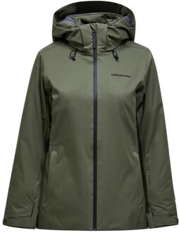 Peak Performance W Anima Insulated Ski Jas Dames M/38 Donkergroen