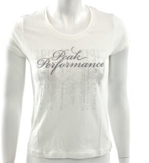 Peak Performance Wmns Graphic Tee - Wit T-Shirt - XS