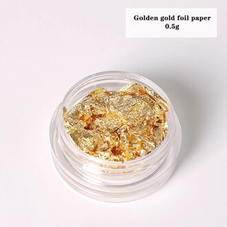 Peakzone Kaars Maken Kit Diy Zeep Goudfolie Hars Art Supplies Wax Handgemaakte Materialen Voor Kaars Mold Maken Decoratie goud 0.5g