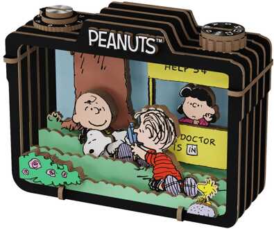 Peanuts Puremind Model Kit Wooden Theater Summer Snapshot