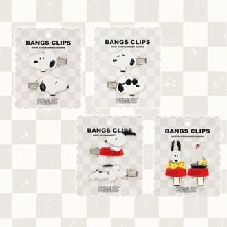 PEANUTS SNOOPY Bangs Hair Clips (Set of 2) Type D