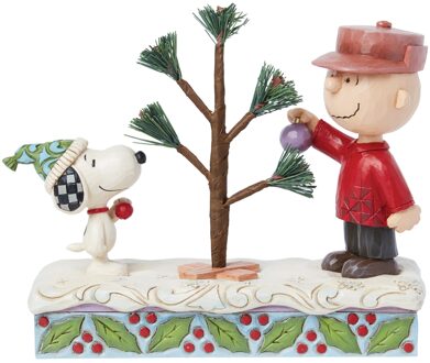 Peanuts Snoopy & Charlie Brown Tree Figurine (14cm)