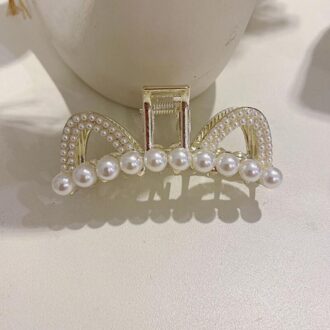 Pearl Hair Claws Vrouw Klauw Clip Haarspelden Haar Accessoires Meisjes Haar Krab Hoofddeksels Hairgrip Haarspeldjes 1
