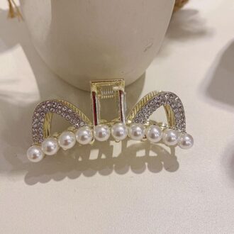 Pearl Hair Claws Vrouw Klauw Clip Haarspelden Haar Accessoires Meisjes Haar Krab Hoofddeksels Hairgrip Haarspeldjes 2