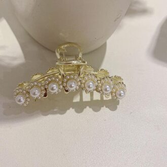 Pearl Hair Claws Vrouw Klauw Clip Haarspelden Haar Accessoires Meisjes Haar Krab Hoofddeksels Hairgrip Haarspeldjes 7