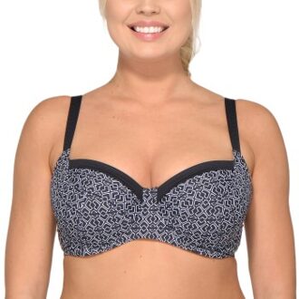 Pebble Frida Bikini Bra * Actie * Versch.kleure/Patroon,Zwart - D 75