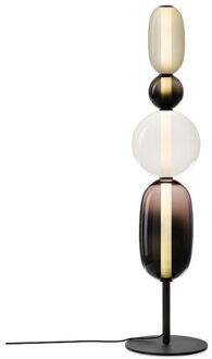 Pebbles Large Vloerlamp - Configuratie 4 - Wit - zwart